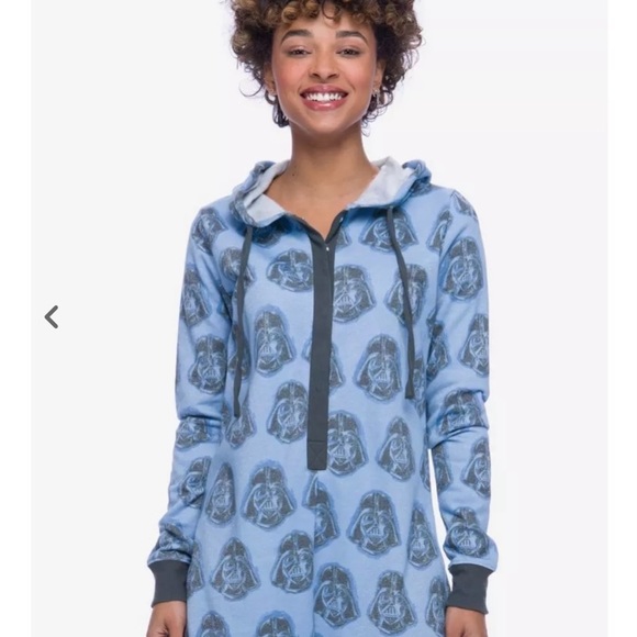 Onesie Star Wars Darth Vader Sparkle Union Suit - Picture 2 of 14